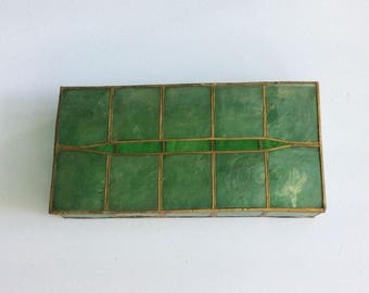 Tissue Box Dresser Box Capiz Shell