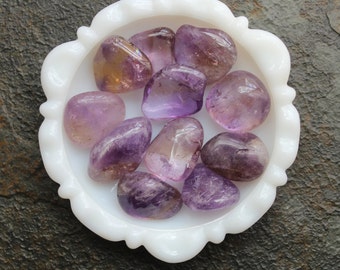 Ametrine Tumbled Stone , Large