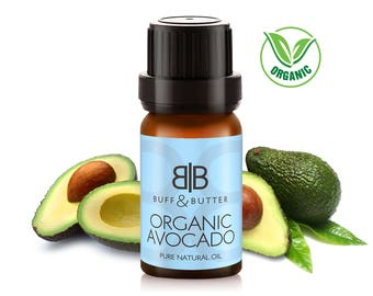 Organic Avocado Oil 100% Pure Natural Fragrance Aromatherapy - 1ml Tester Vial, 10ml, 25ml, 50ml, 100ml Bottle