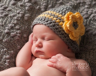 Crochet Baby Hat, Baby Girl Hat, Baby Girl Beanie, Coming Home Hat, Baby Girl Gift, Newborn Photo Prop, Baby Girl, Newborn Baby Hat
