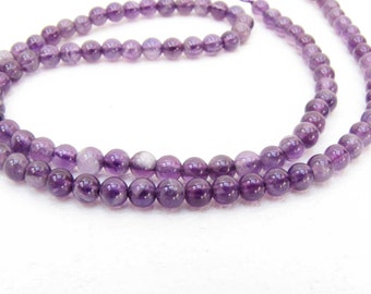 Amethyst 2 mm Round Bead Strand 126 Beads Necklace Bracelet Earrings Jewelry Supply #B7
