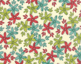 Moda Hometown Girls Prints 43060-11-- 1/3 yard remnant