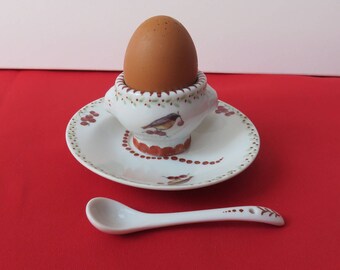 Personalized egg, salt, sugar bowl, table decor