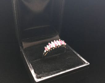Ruby Sterling Silver Ring