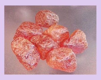 2.0 - 2.9 gr. pcs of alluvial hessonite rough