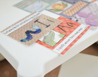 Animal Alphabet Bible Verse Flashcards | ABC | Flash cards | Animal Alphabet | Christian Homeschool | Alphabet Memory work