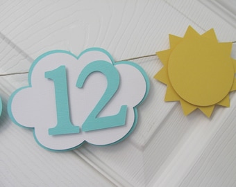 Photo Banner first year banner, 12 month banner, photo banner, You are my sunshine birthday decorations