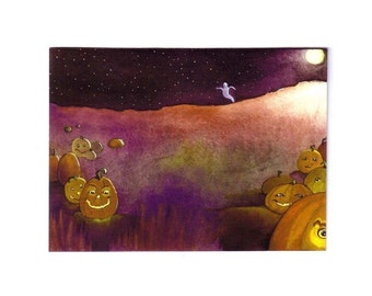 Halloween Card, Halloween Greeting Card, Handmade Halloween Card, Handmade Greeting Card, Halloween Greeting