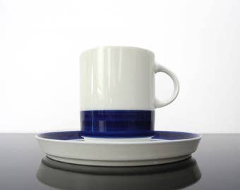Tasse mit Untertasse / Thomas Rosenthal / Form 200 ABC / Hans Theo Baumann / Vinatge