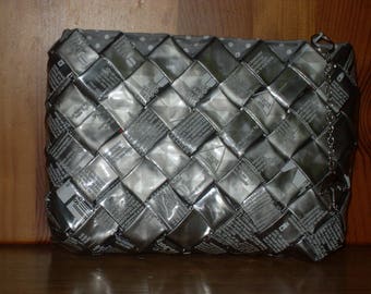 Purse made of coffee bags