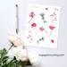 Watercolour Flowers WF002 - Bullet Journal & Planner Stickers
