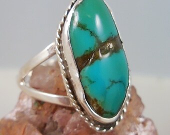 Native American Turquoise Sterling Silver Ring