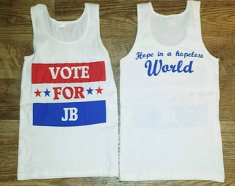 Vote For JB Tank Top Widespread Panic Lot Shirt