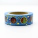 Planet with Stars Foil Tape Craft Supplies Planner Stickers Erin Condren Scrapbooking Christmas Decorative Tape Love My Tapes