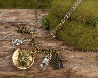 Downton Abbey Inspired Vintage Charm Necklace