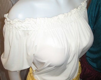 Renaissance Gypsy or Pirate Knit Blouses Made to YOUR Measurements