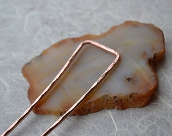 Copper Hair Stick, Hair Stick, Shawl Pin