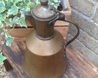 Vintage, Copper Kettle/Coffee Pot, Rustic, Display, Kitchenalia, Prop