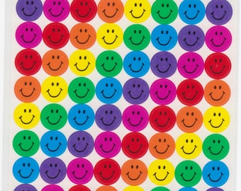 Smiley Face Stickers - Reference A1031-32A6427-28