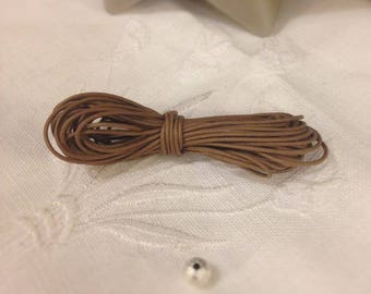 Cafe Latte waxed cotton cord