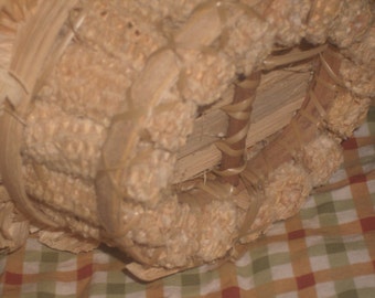 Vintage CORN COB BASKET