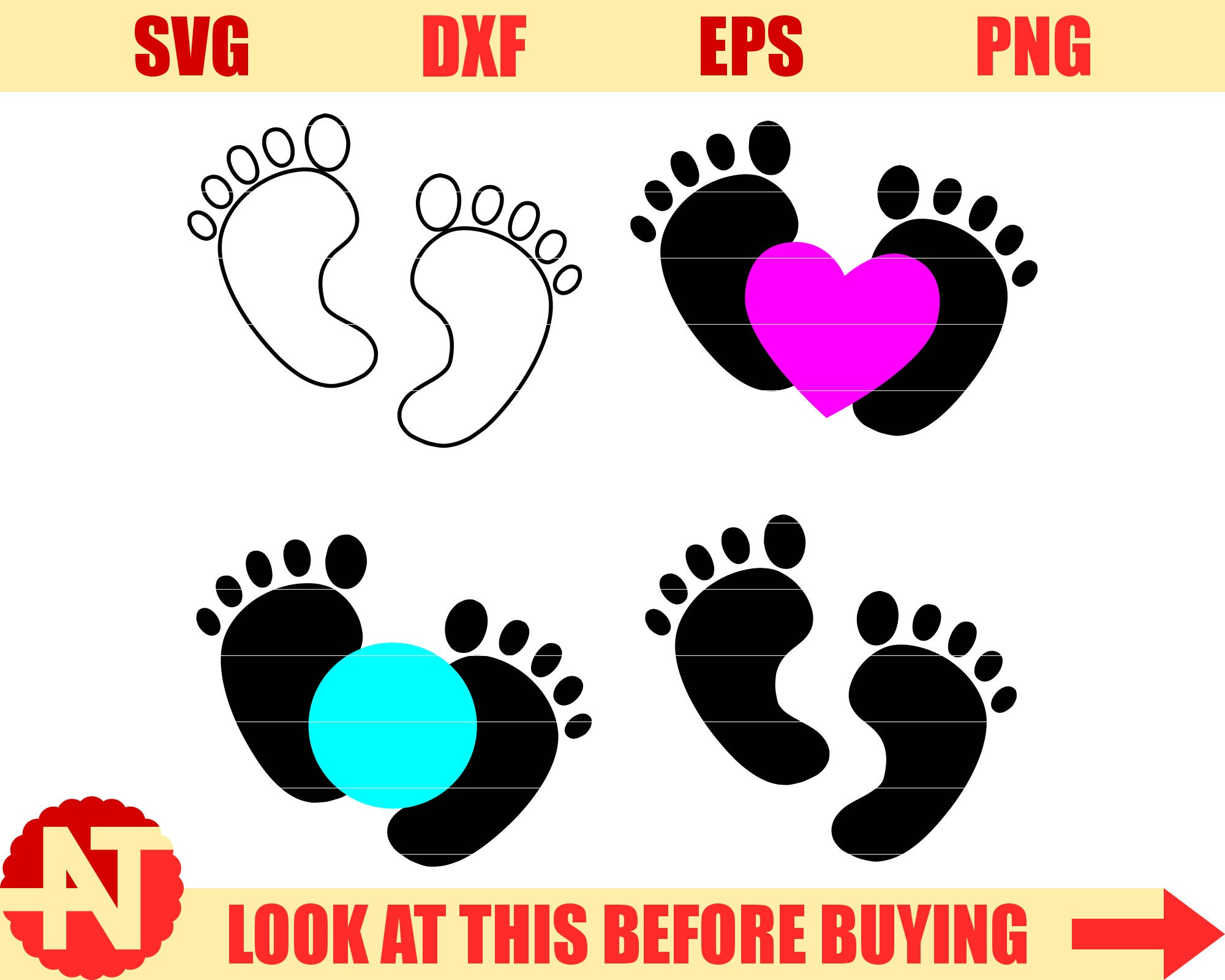 Download Baby feet svg Baby footprint svg Baby svg Baby svg files ...
