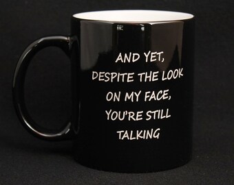 Laser Etched Coffee Mug