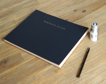 Leather Visitors Book