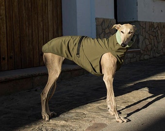Waterproof dog coat/greyhound jacket/manteau chien/softshell dog coat/whippet coat/piccolo jacket/levrieri/waterproof dog jacket