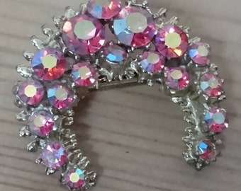 Vintage sparkly rhinestone brooch