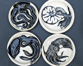 Soap Dish or Spoon Rest- Cephalopod or Honeybee