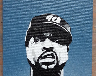 Ice Cube Stencil Art