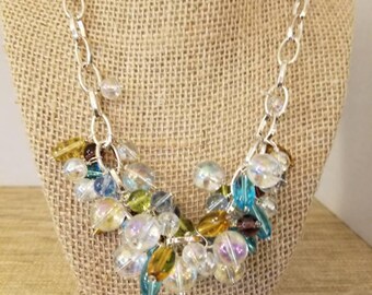 Kristal kralen en ketting.