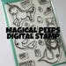 Magical Peeps Digital Stamp