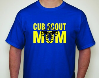 Cub Scout Mom T-shirt-Cub Scout Shirt-Cub Scout Apparel
