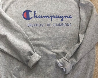 Champagne breakfast of champions