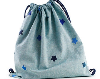 Backpack bag stamped star