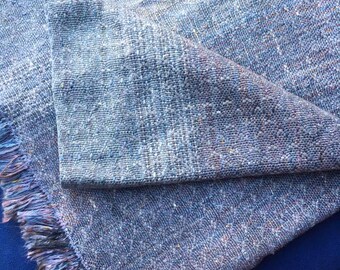 Handwoven Fabric or Lovey, Seasilk, Soy