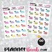Vinyl Queen of Everything (or f*cking everything) Removable Planner Stickers