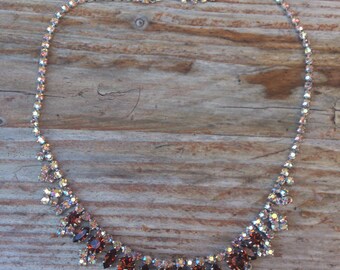 vintage rhinestone necklace