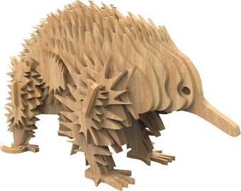 Echidna 3D wooden puzzle/model