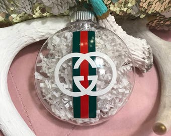 Gucci inspired Christmas Ornament