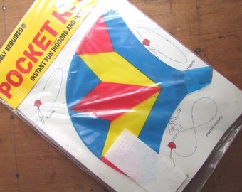 Vintage Pocket Kite 1987 Factory Sealed Vintage Toy Kite Mint Condition