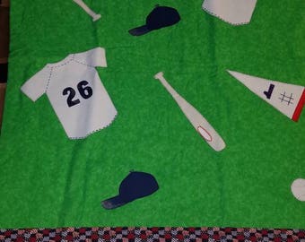 Baseball Lap Quilt Handmade