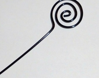 25 BLACK Wedding Table Number Holders 3 to 7 inches tall