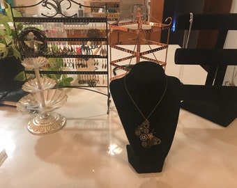 Steampunk butterfly necklace