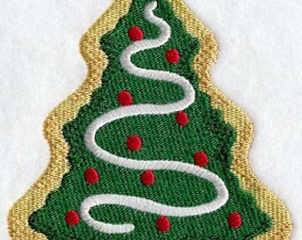 Christmas Tree Cookie Embroidered Flour Sack Hand/Dish Towel