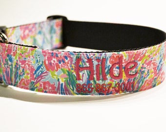 Personalized Dog Collar / Dog Collars / Wide / Pets / Dogs / Made to Order / 1.5" Wide