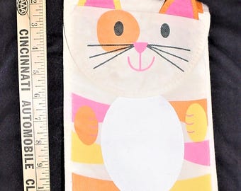 Vintage Cat Kitty Lunch Bag Insulated Box