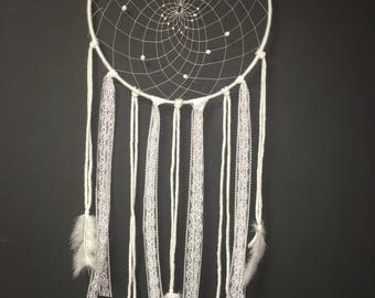 All white dream catcher